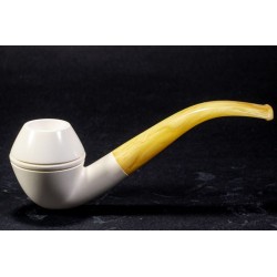 Meerschaum Pipe Lubinski B 216 Bent Bulldog
