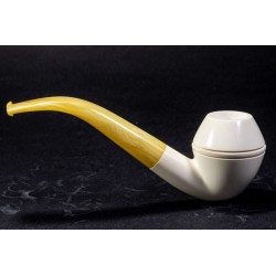 Pipa in Schiuma di Mare Lubinski Bent Bulldog