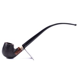Pipa Aldo Velani Sabbiata Churchwarden Bent AV 2402 | Pipeonline