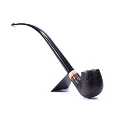 Pipa Aldo Velani Sabbiata Churchwarden Bent AV 2402 | Pipeonline