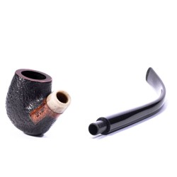 Pipa Aldo Velani Sabbiata Churchwarden Bent AV 2402 | Pipeonline