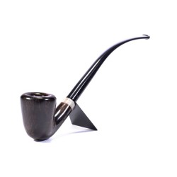 Pipa Aldo Velani Liscia Churchwarden Bent Dublin AV 2219 | Pipeonline