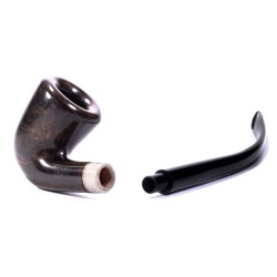 Pipa Aldo Velani Liscia Churchwarden Bent Dublin AV 2219 | Pipeonline