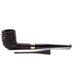 Briar Pipe Peterson Junior Rusticated Billiard