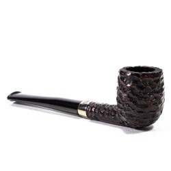 Briar Pipe Peterson Junior Rusticated Billiard