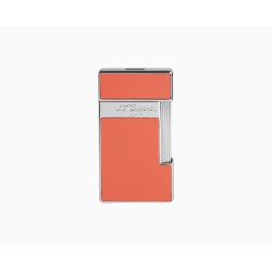 S.T. Dupont Slimmy Laque Corail & Chrome Lighter