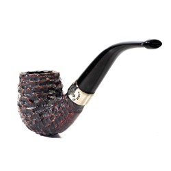 Pipe Peterson Donegal Rusticated Bent Billiard (65)