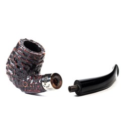 Pipe Peterson Donegal Rusticated Bent Billiard (65)