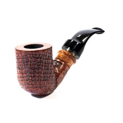 Pipa in Radica Ser Jacopo S2-B Bent Billiard SJ 2344 | Pipeonline