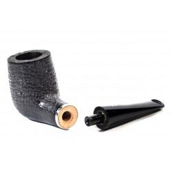 Pipa in Radica Radice Silk Cut Sabbiata Billiard