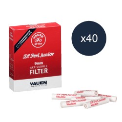 Filtri per pipa 9mm Vauen Dr. Pearl da 40 Filtri