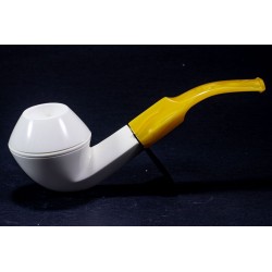 Pipa in Schiuma di Mare Lubinski Bent Bulldog ME 2332 | Pipeonline