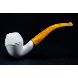Meerschaum Pipe Lubinski B 216 Bent Bulldog