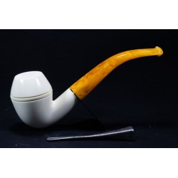 Meerschaum Pipe Lubinski B 216 Bent Bulldog