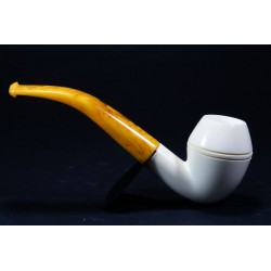 Pipa in Schiuma di Mare Lubinski Bent Bulldog