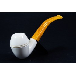 Pipa in Schiuma di Mare Lubinski Bent Bulldog