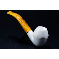 Pipa in Schiuma di Mare Lubinski Bent Bulldog