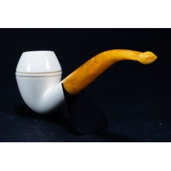 Meerschaum Pipe Lubinski B 216 Bent Bulldog