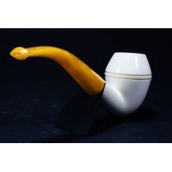 Meerschaum Pipe Lubinski B 216 Bent Bulldog