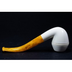 Pipa in Schiuma di Mare Lubinski Bent Bulldog