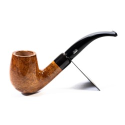 Pipa Chacom Olive Horn Liscia 42 Bent Billiard CH 2420 | Pipeonline