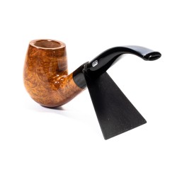 Pipa Chacom Olive Horn Liscia 42 Bent Billiard CH 2420 | Pipeonline