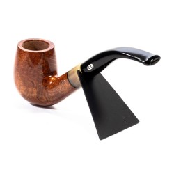 Pipa Chacom Olive Horn Liscia 42 Bent Billiard CH 2423 | Pipeonline
