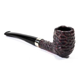 Briar Pipe Peterson Junior Rusticated Billiard