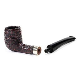 Briar Pipe Peterson Junior Rusticated Billiard