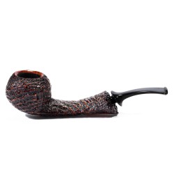 Briar Pipe C-Pipe Group 6 Sandblasted Bent Apple CP 2402 | Buy Now