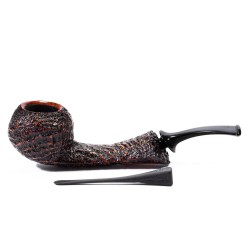 Briar Pipe C-Pipe Group 6 Sandblasted Bent Apple CP 2402 | Buy Now