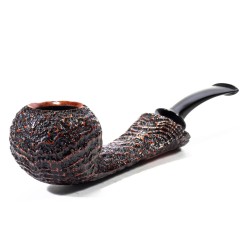 Briar Pipe C-Pipe Group 6 Sandblasted Bent Apple CP 2402 | Buy Now