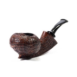 Briar Pipe C-Pipe Group 6 Sandblasted Bent Apple CP 2403 | Buy Now