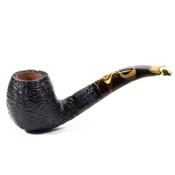 Pipe Savinelli Paloma Rusticated 677 KS Bent Billiard SV 2435
