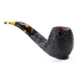 Pipe Savinelli Paloma Rusticated 677 KS Bent Billiard SV 2435