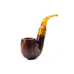 Pipa Savinelli Miele Rusticata 614 Full Bent SV 2633 | Pipeonline