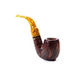 Pipe Savinelli Miele Rusticated 614 Full Bent SV 2633 | Buy Now