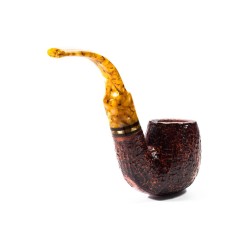 Pipa Savinelli Miele Rusticata 614 Full Bent SV 2633 | Pipeonline