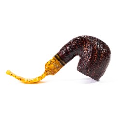 Pipe Savinelli Miele Rusticated 614 Full Bent SV 2633 | Buy Now