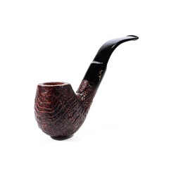 Pipa Savinelli Autograph Sandblasted Bent SV 24123 | Pipeonline