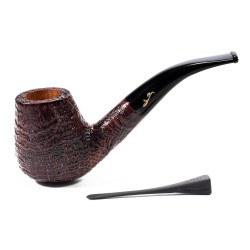 Pipa Savinelli Autograph Sandblasted Bent SV 24122 | Pipeonline