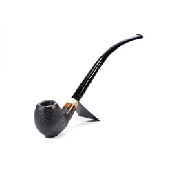 Pipa Aldo Velani Sabbiata Churchwarden Bent Apple AV 2420 | Pipeonline