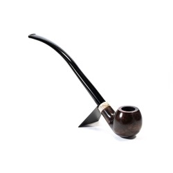 Pipa Aldo Velani Smooth Churchwarden Bent Apple AV 2408 | Buy Now