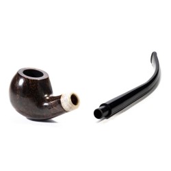 Pipa Aldo Velani Smooth Churchwarden Bent Apple AV 2408 | Buy Now