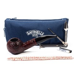 Pipe Savinelli One Starter Kit 321 Rusticata Author SV 2550 | Buy Now