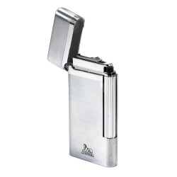 Lubinski Roma Flint Lighter Satin Silver