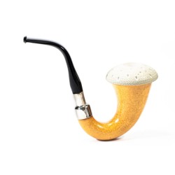 Pipa in Zucca CPW Calabash Liscia Cap in Schiuma CB 2501 | Pipeonline