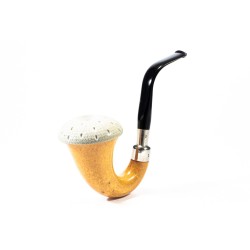 Pipa in Zucca CPW Calabash Liscia Cap in Schiuma CB 2501 | Pipeonline
