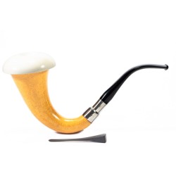 Gourd Pipe Pipe CPW Calabash Smooth Meerschaum Cap CB 2503 | Buy Now