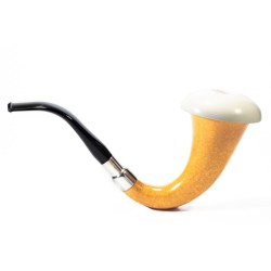 Pipa in Zucca CPW Calabash Liscia Cap in Schiuma CB 2503 | Pipeonline